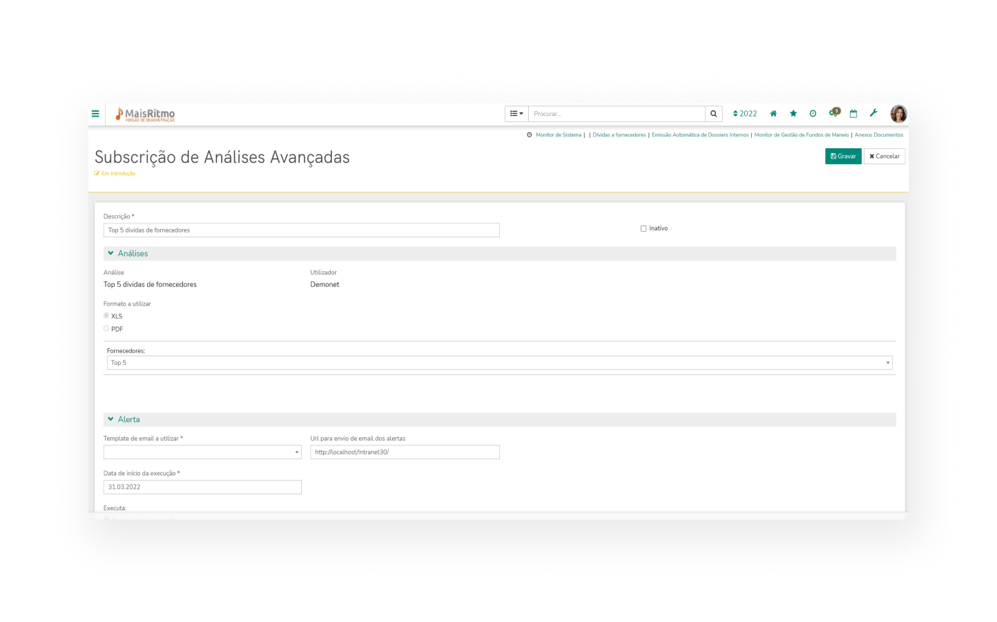 Automatização PHC CS