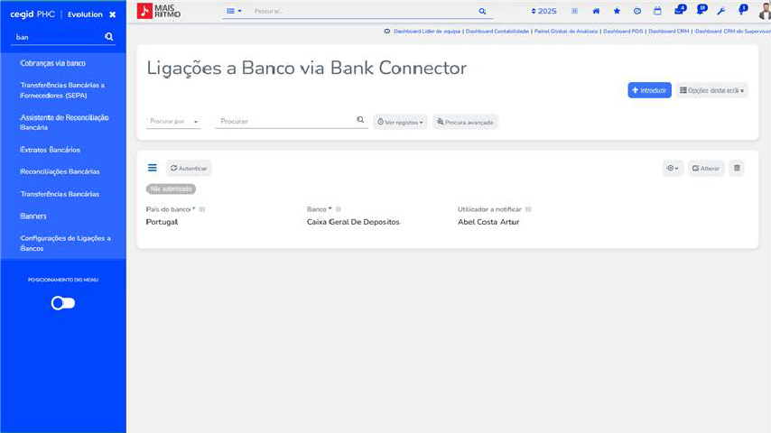 Automatização PHC CS